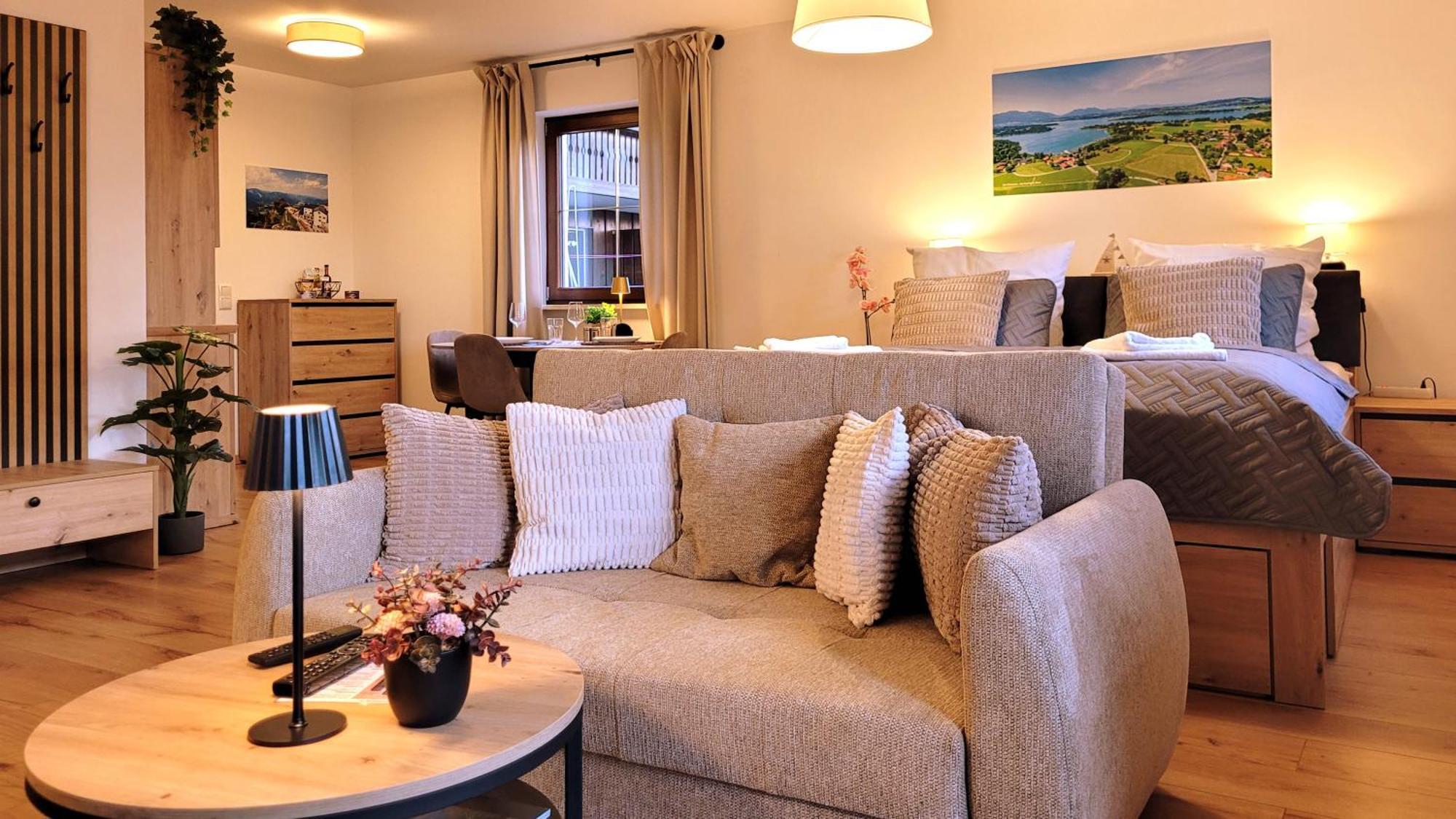 Madison Homes 50 Qm In Mit Balkon, Bergblick, Parkplatz, Zentral Gelegen Prien am Chiemsee